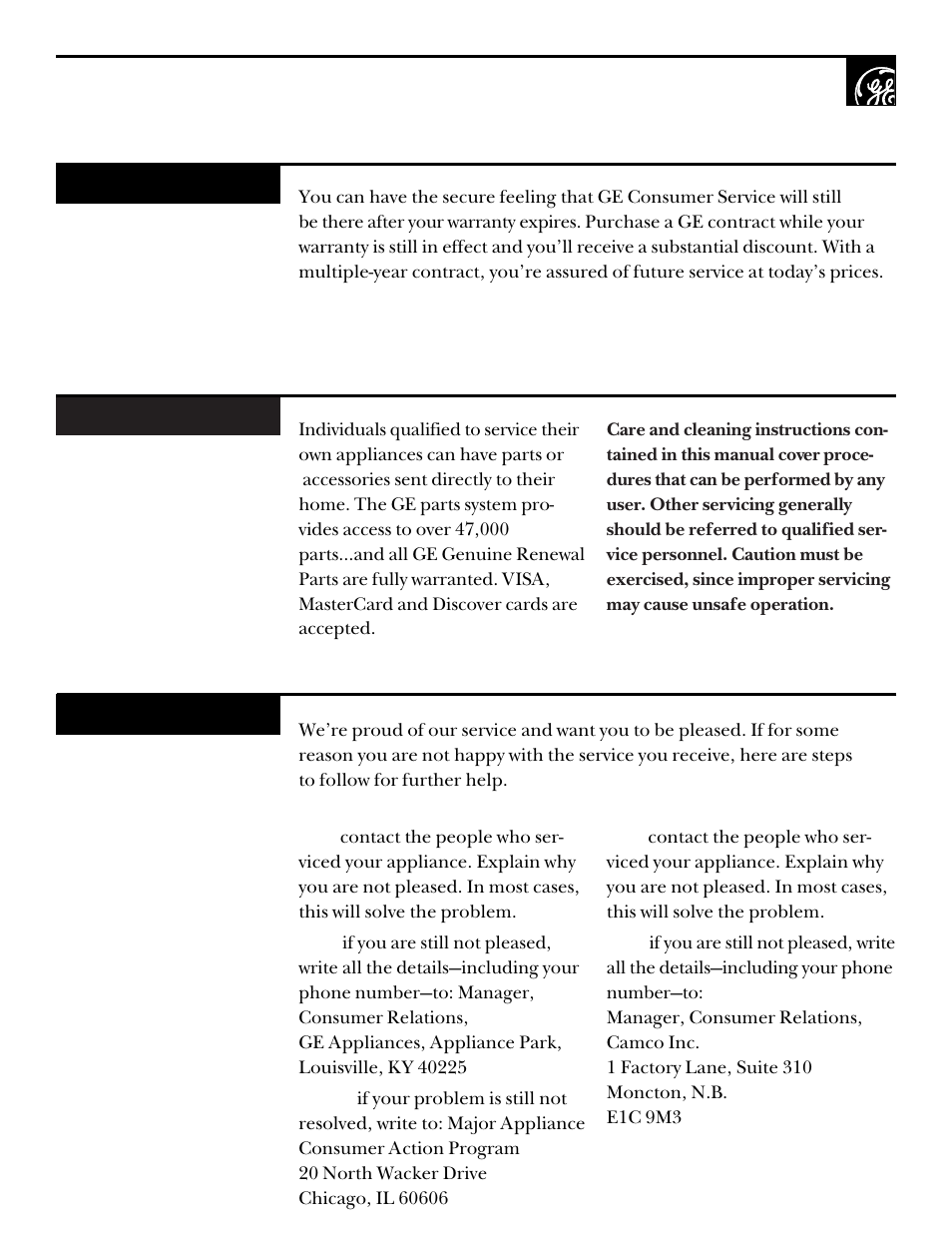 GE DNSR473 User Manual | Page 23 / 76