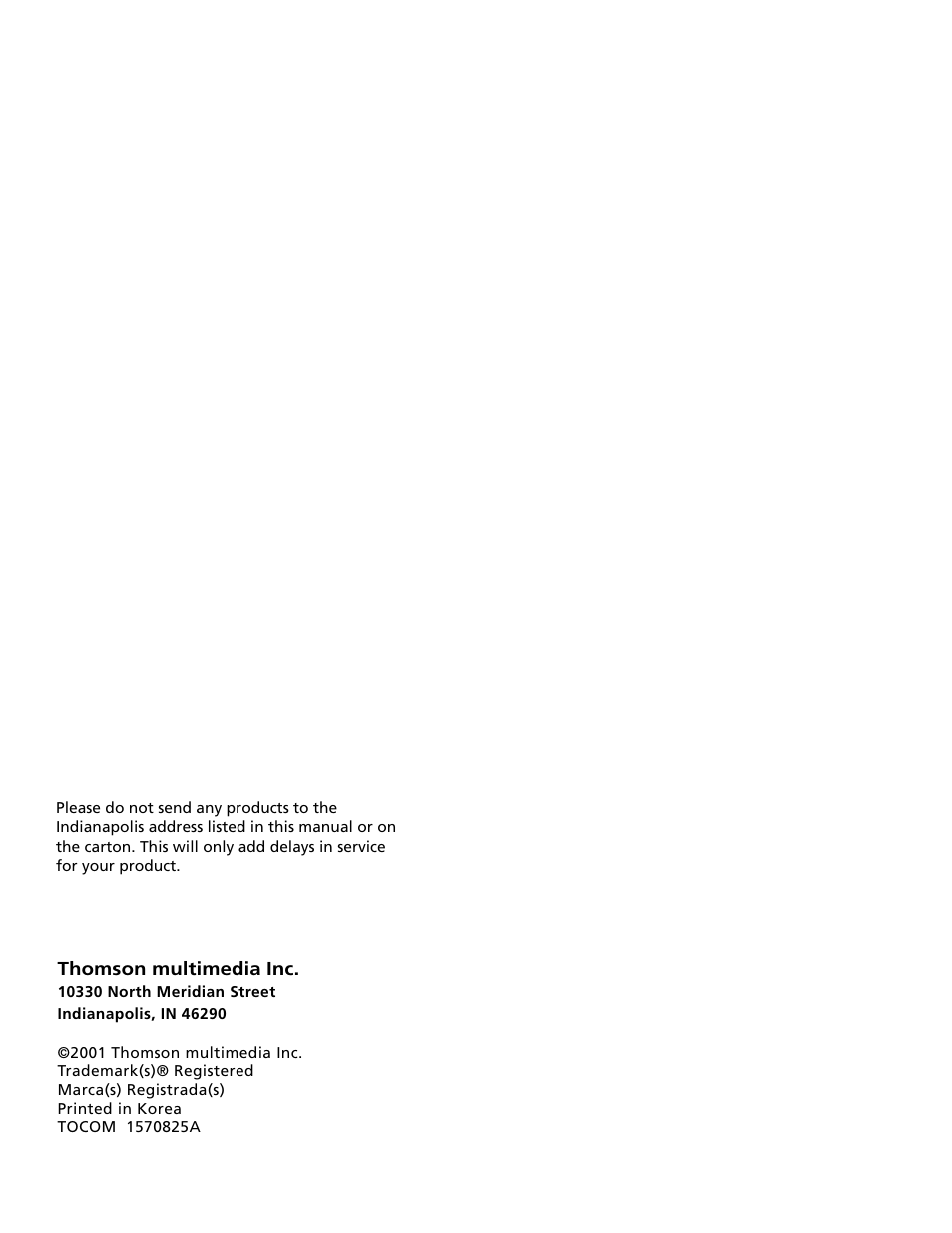 GE VG4250 User Manual | Page 56 / 56