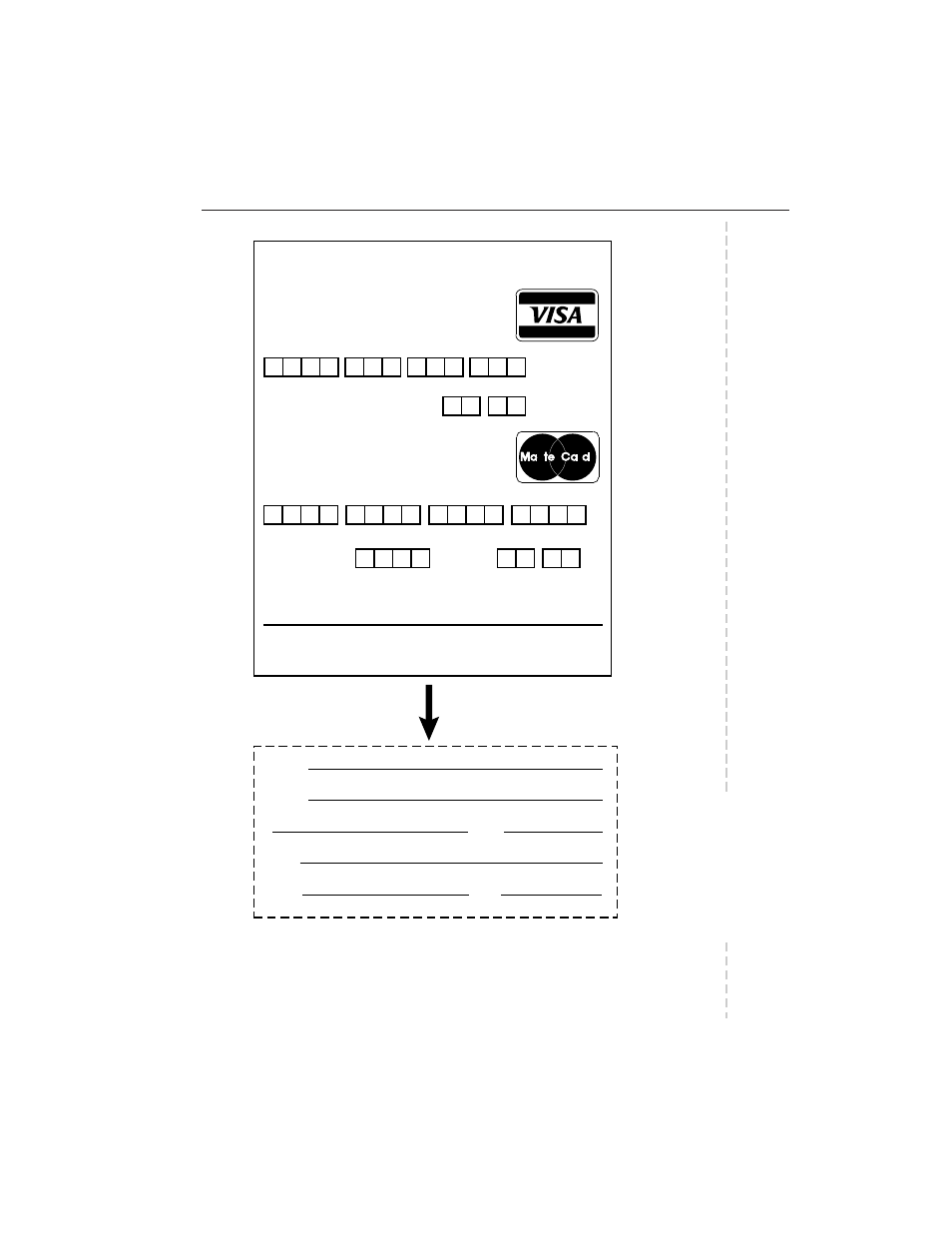 Detach here | GE CG400 User Manual | Page 10 / 36