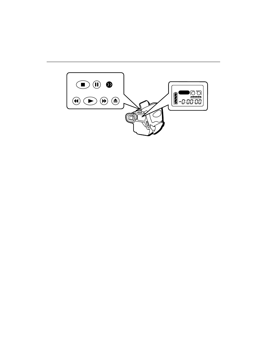 Blank search, Time counter | GE CG400 User Manual | Page 25 / 36