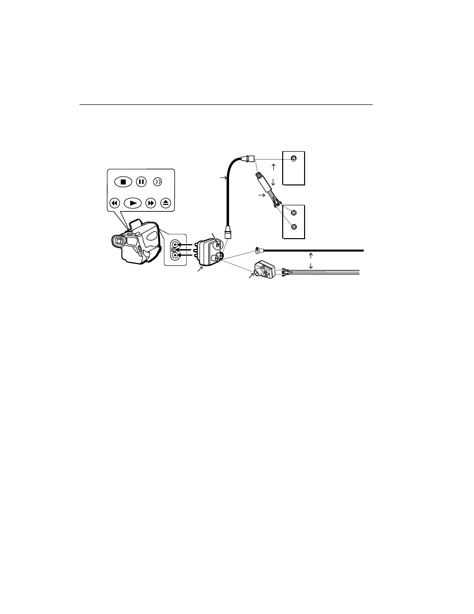 Playback on a tv using the antenna connector, Playback operation, Watch what the camcorder is seeing (or recording) | Normal tv viewing | GE CG400 User Manual | Page 27 / 36