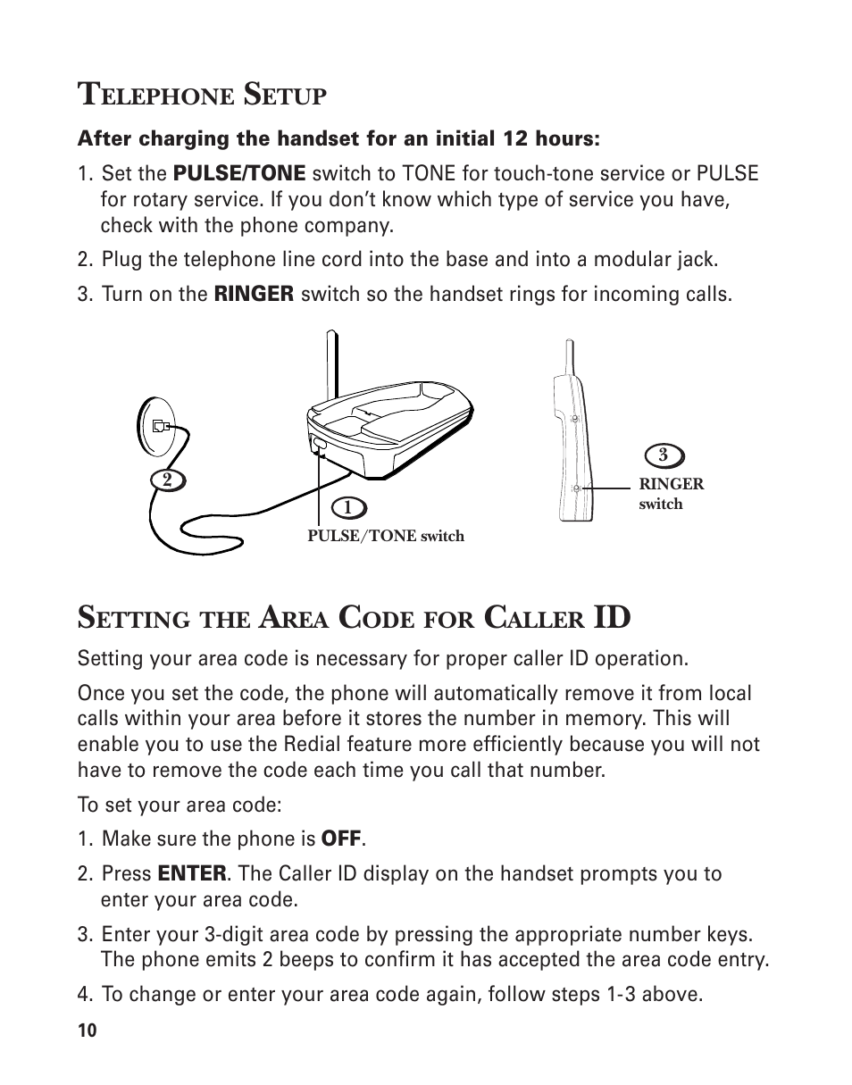 Id t, Etting, Aller | Elephone, Etup | GE 2-9772 User Manual | Page 10 / 32