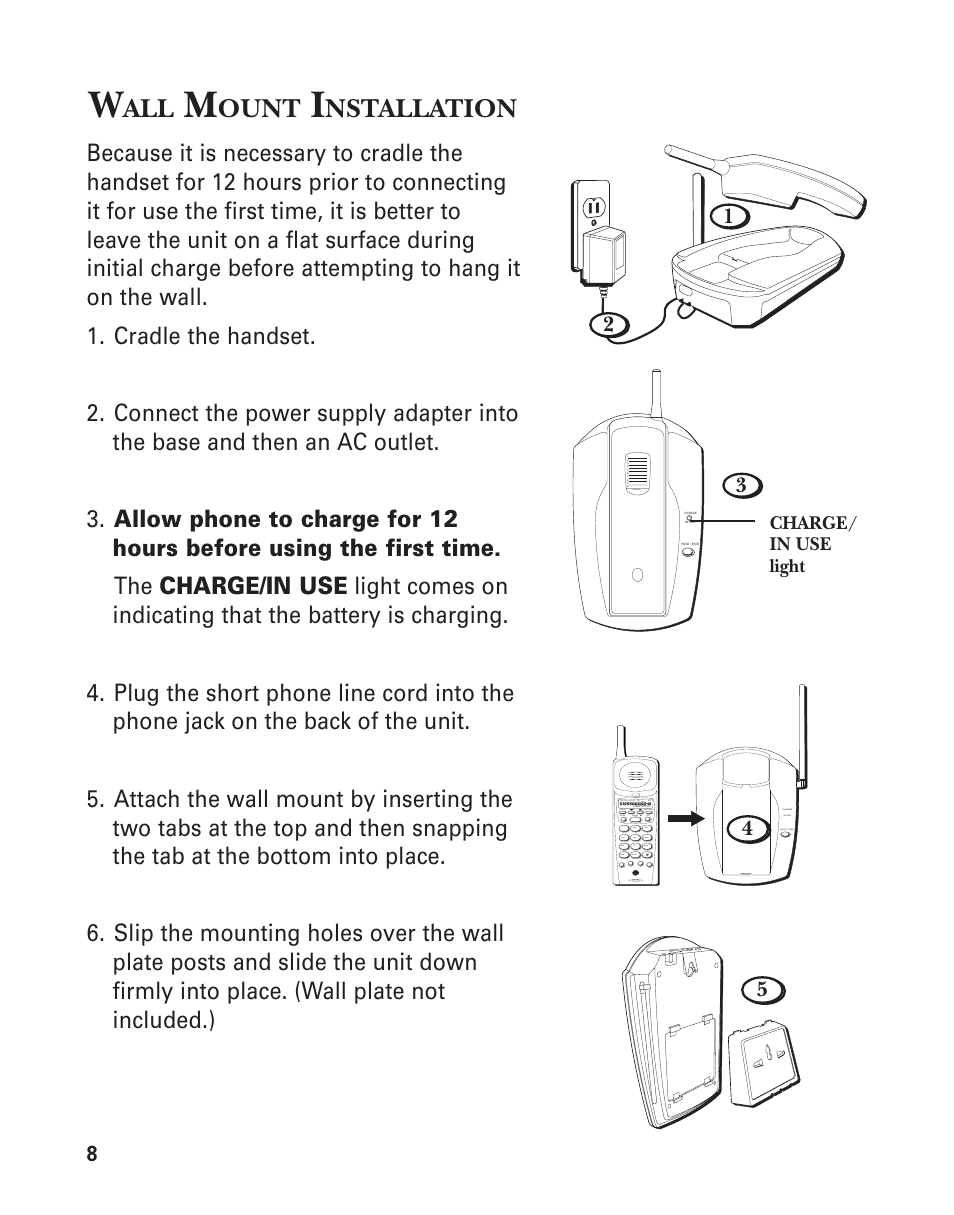 Ount, Nstallation | GE 2-9772 User Manual | Page 8 / 32