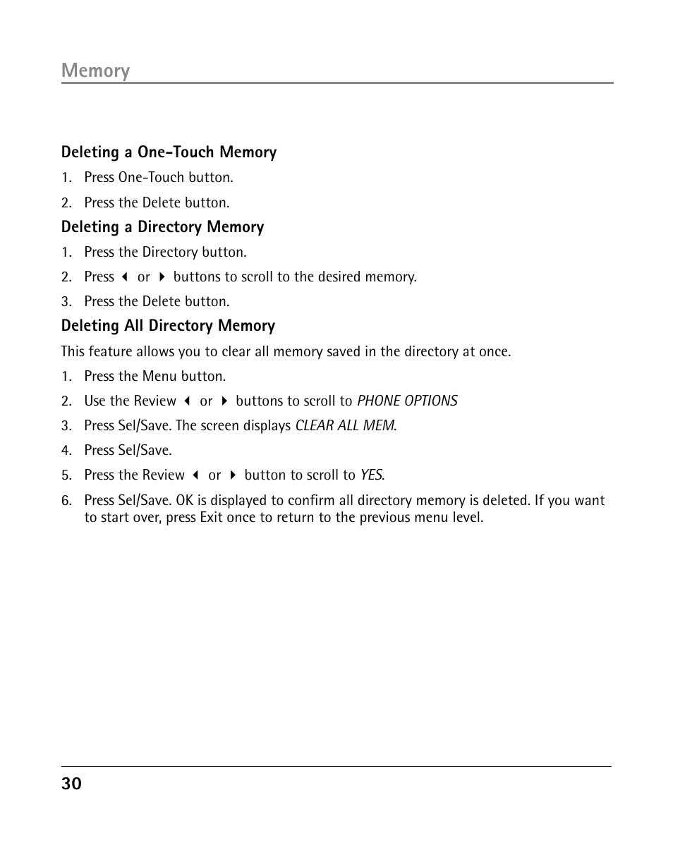 GE 25203 User Manual | Page 30 / 40