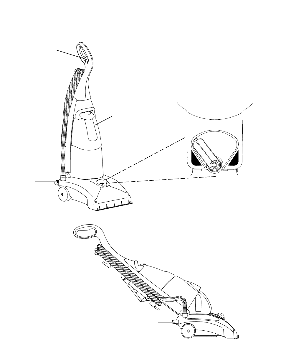Como usar la lavadora/extractora para alfombras, Limpieza de alfombras | GE 71722 User Manual | Page 30 / 39