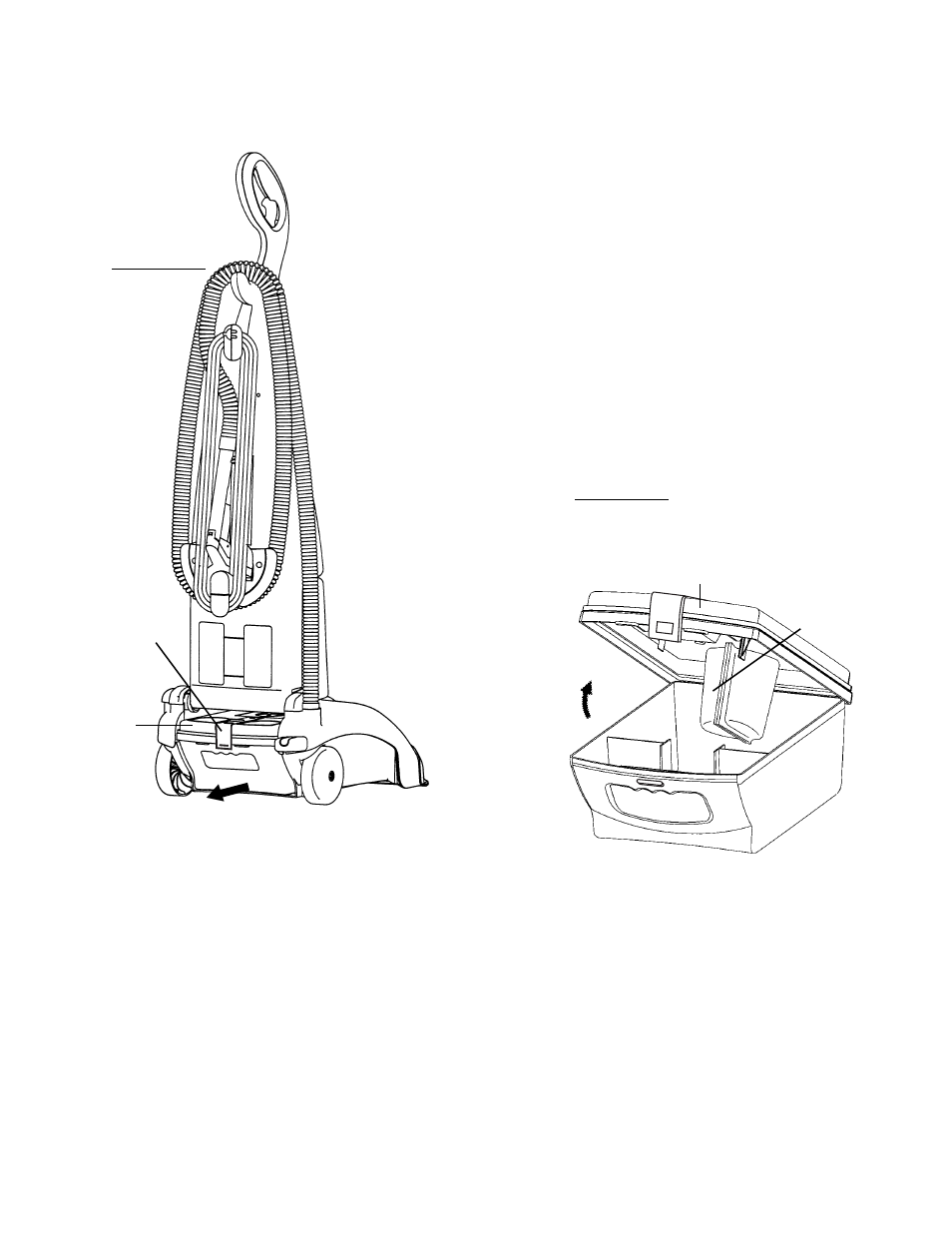Automatic shut-off, Recovery tank, B. emptying the recovery tank | GE 71722 User Manual | Page 9 / 39