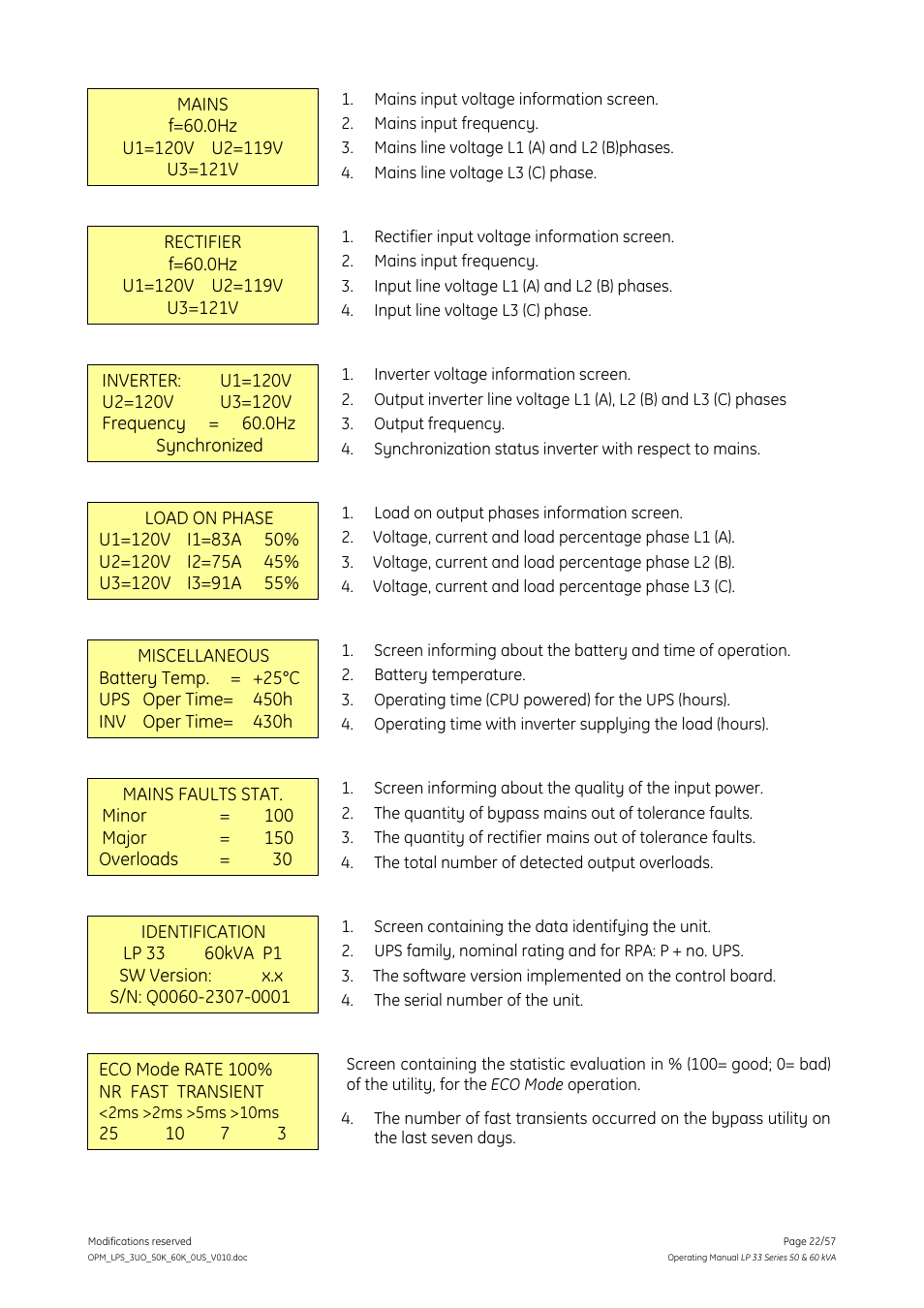 GE DIGITAL ENERGY LP 33 User Manual | Page 22 / 57