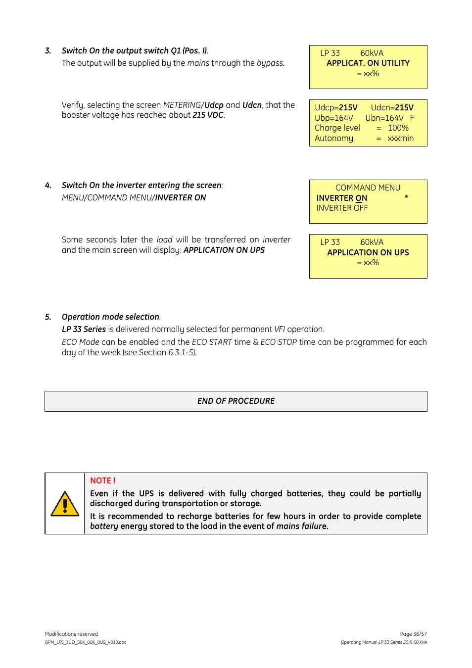 GE DIGITAL ENERGY LP 33 User Manual | Page 36 / 57