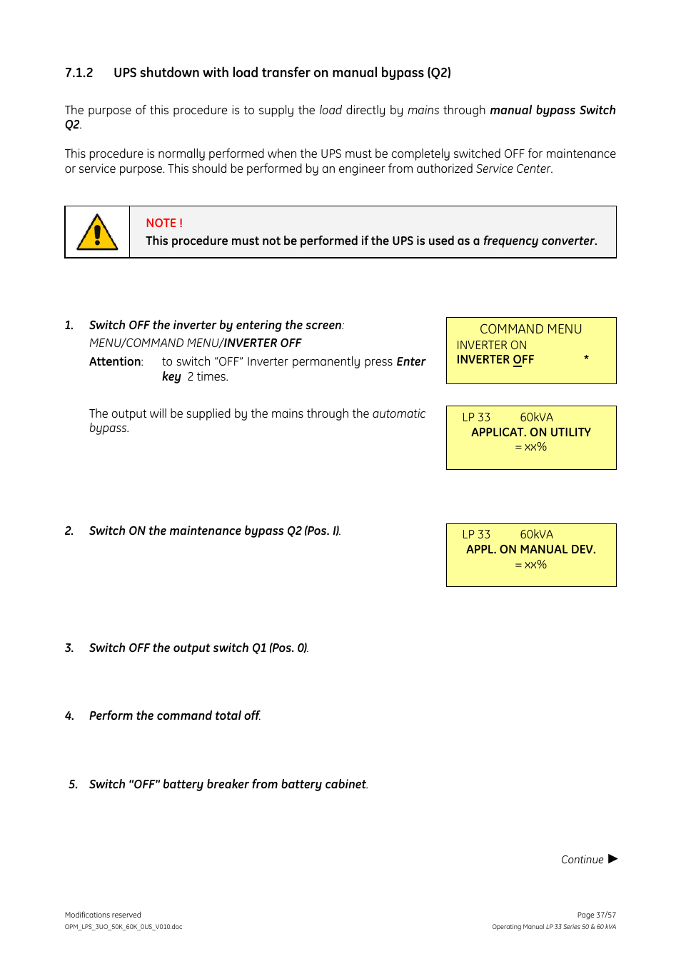 GE DIGITAL ENERGY LP 33 User Manual | Page 37 / 57