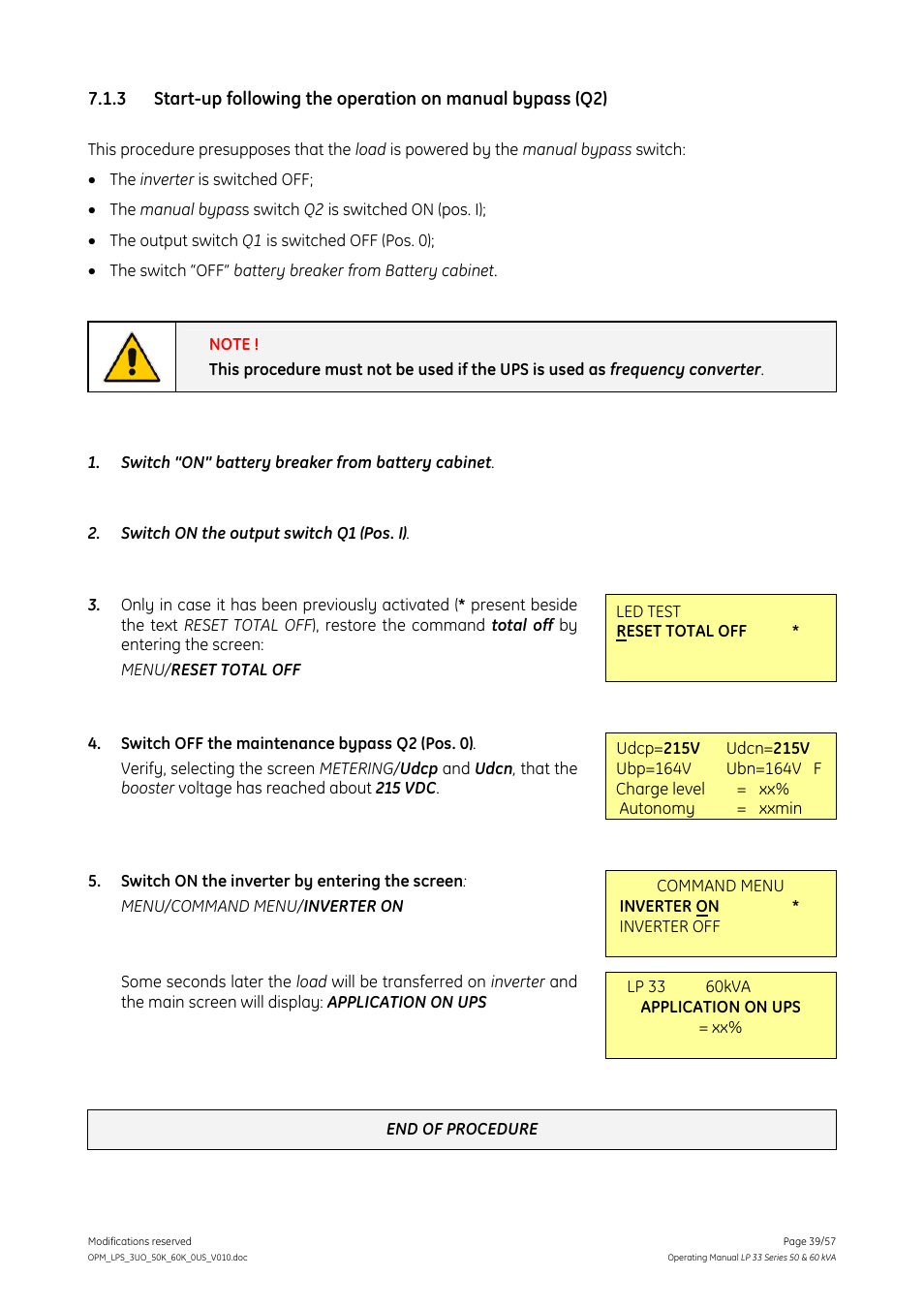 GE DIGITAL ENERGY LP 33 User Manual | Page 39 / 57