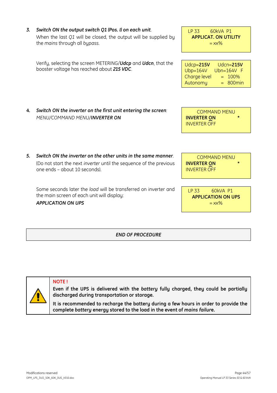 GE DIGITAL ENERGY LP 33 User Manual | Page 44 / 57