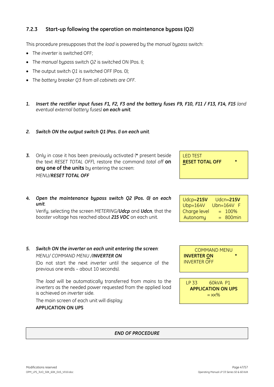 GE DIGITAL ENERGY LP 33 User Manual | Page 47 / 57