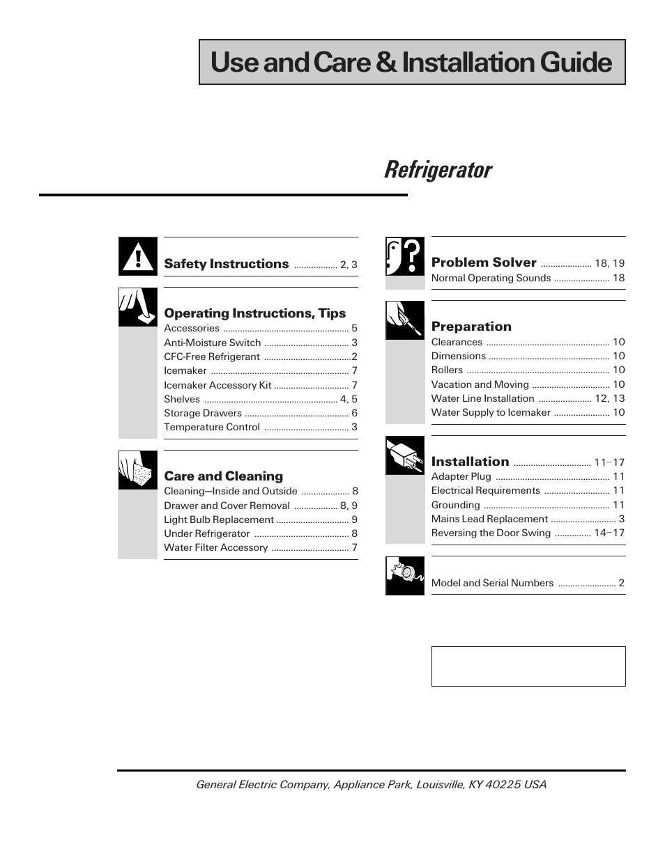 GE 162D7740P005 User Manual | 40 pages