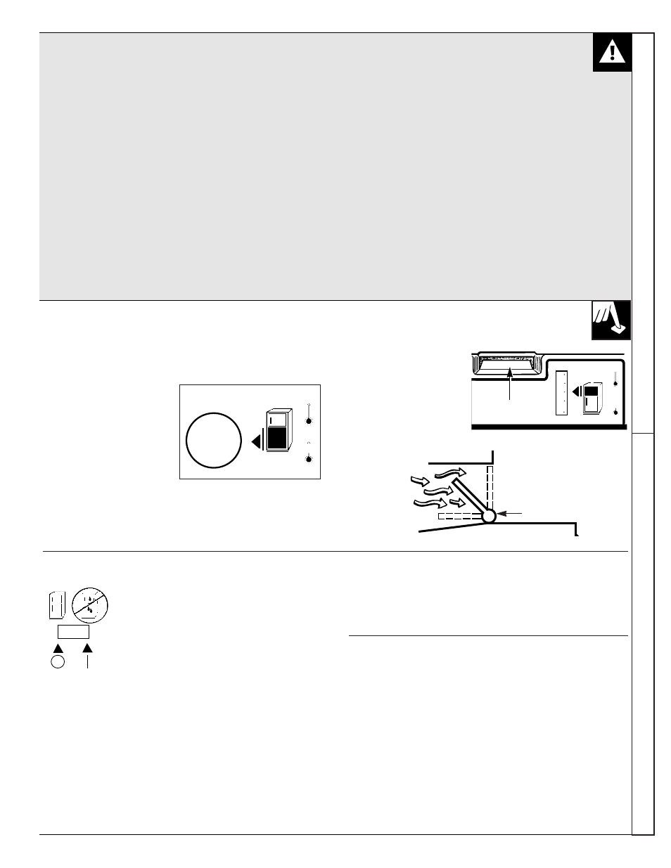 Anti-moisture switch, Temperature control, Mains lead replacement | Save these instructions | GE 162D7740P005 User Manual | Page 3 / 40