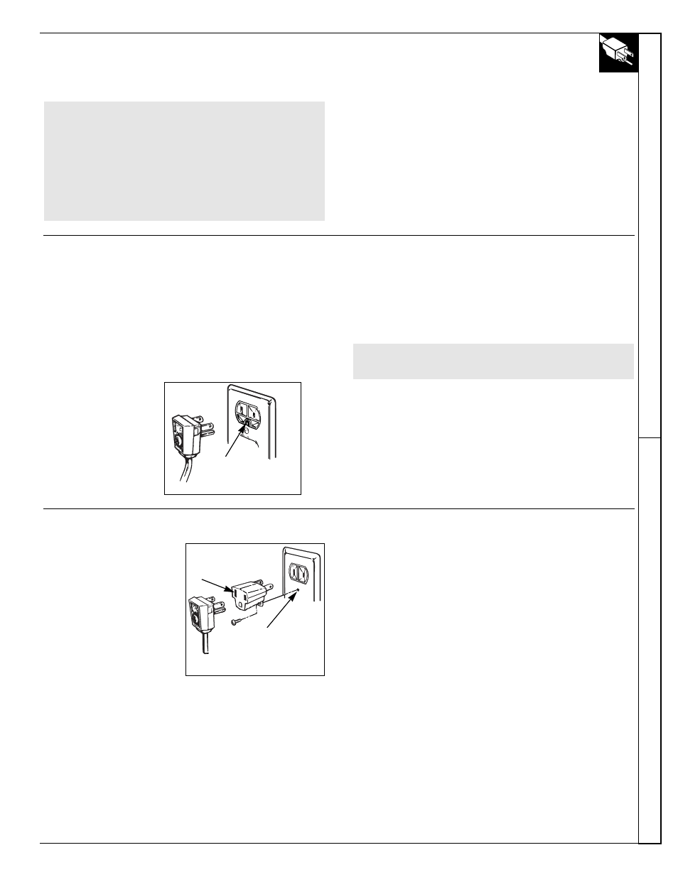 Requerimientos de la instalacion, Pr eparación instalación | GE 162D7740P005 User Manual | Page 31 / 40