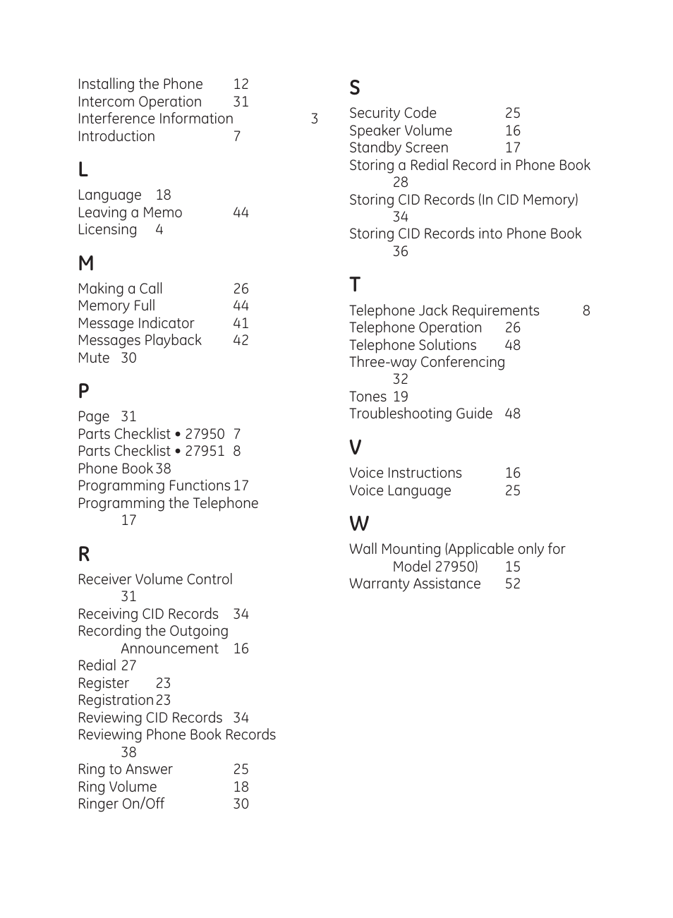 GE 27951 User Manual | Page 59 / 120