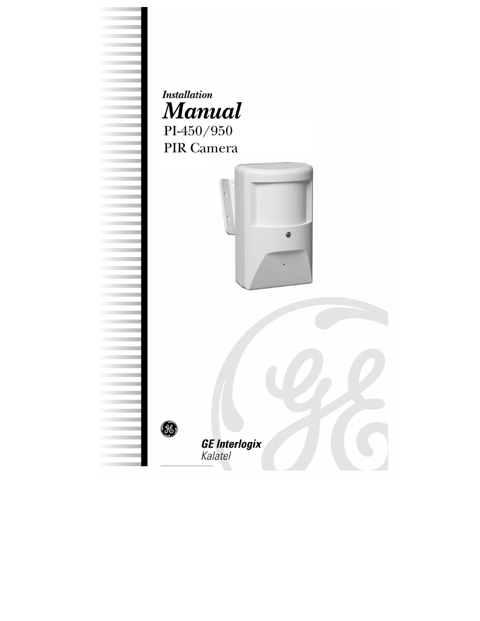 GE PIR Camera PI-450/950 User Manual | 12 pages