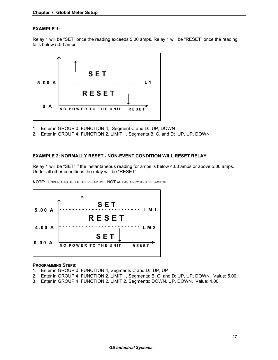 S e t | GE EPM 3000P User Manual | Page 32 / 46