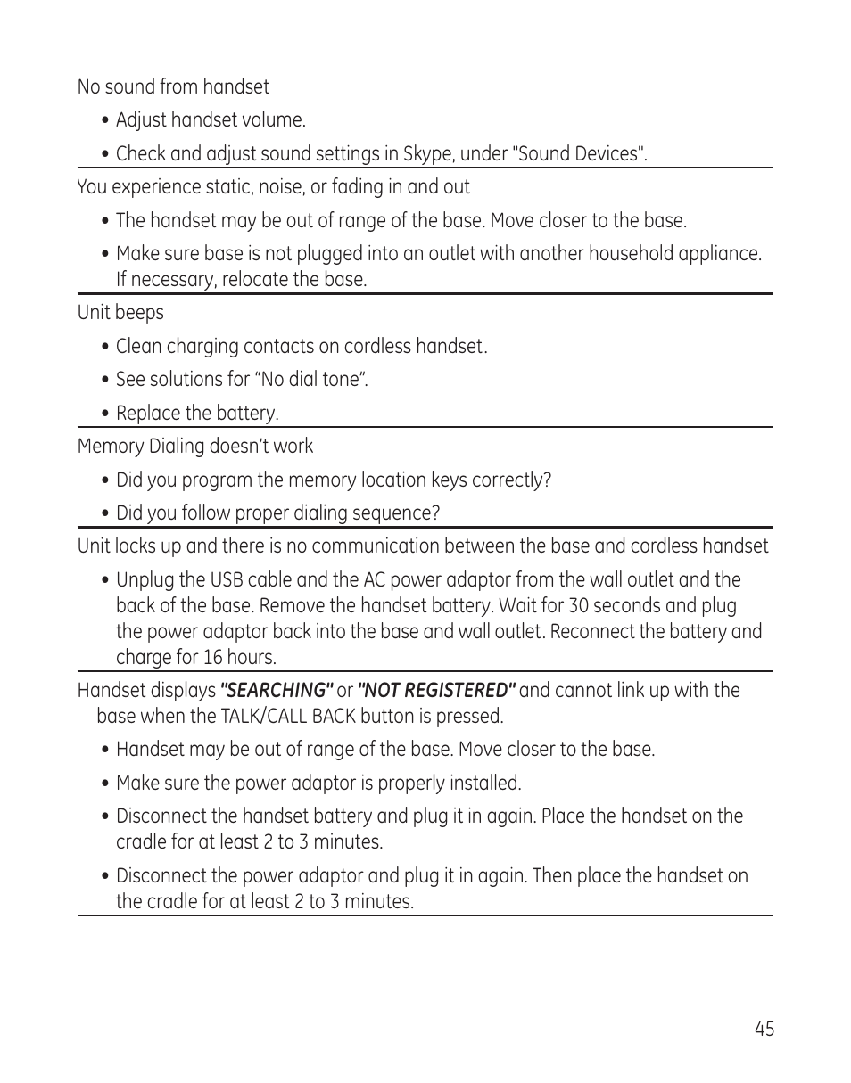 GE 28300 User Manual | Page 45 / 108