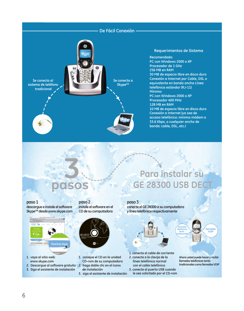 Pasos | GE 28300 User Manual | Page 60 / 108