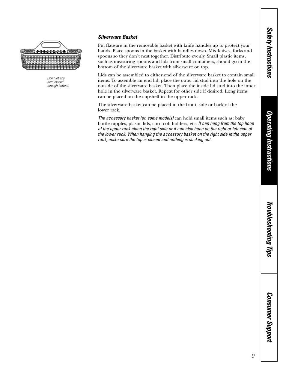 GE EDW3000G User Manual | Page 9 / 16