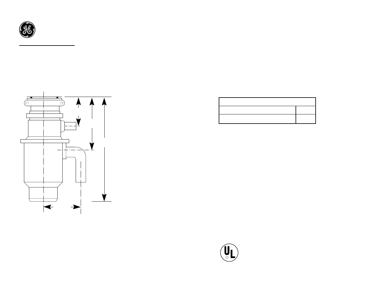 GE GFC1000Y User Manual | 2 pages