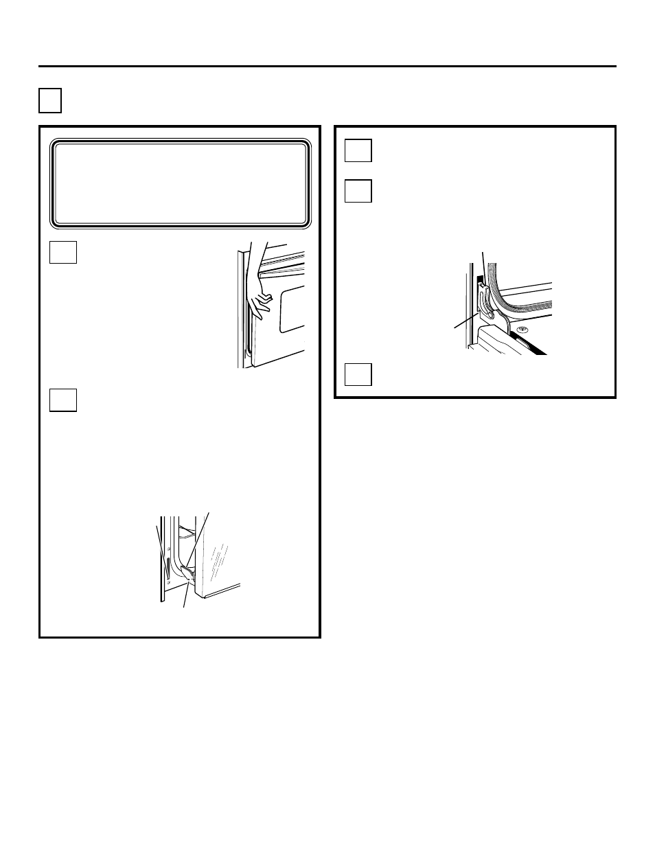 Remise en place de la porte du four, Directives d’installation | GE ZET1 User Manual | Page 27 / 44