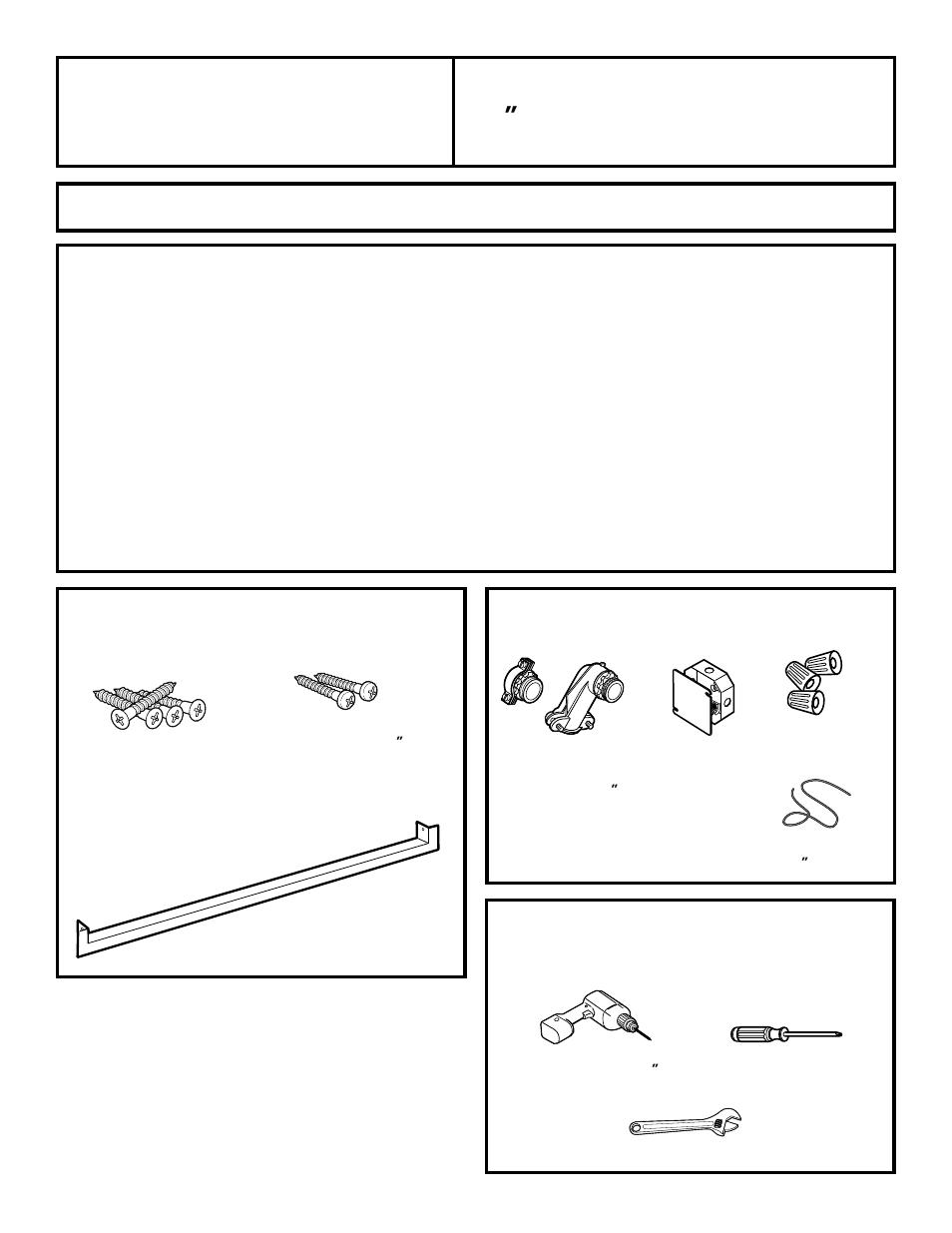 Español, Antes de empezar, Instrucciones de instalación | Materiales necesarios, Partes incluidas, Herramientas necesarios, Importante, Atención al instalador | GE ZET1 User Manual | Page 29 / 44