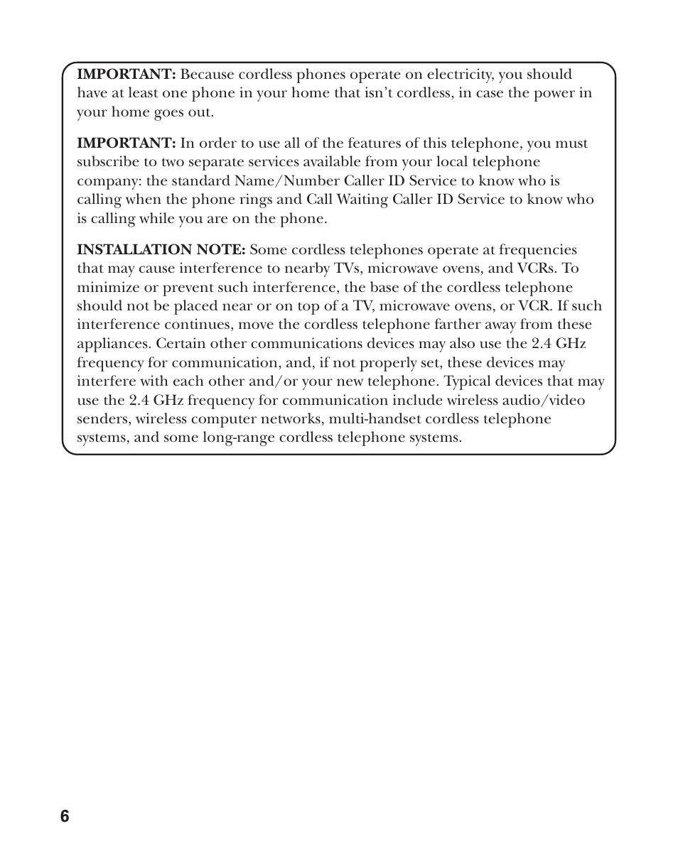 GE 21026 User Manual | Page 6 / 120