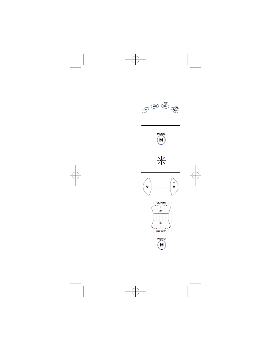 Menu functions | GE RM94901 User Manual | Page 11 / 28