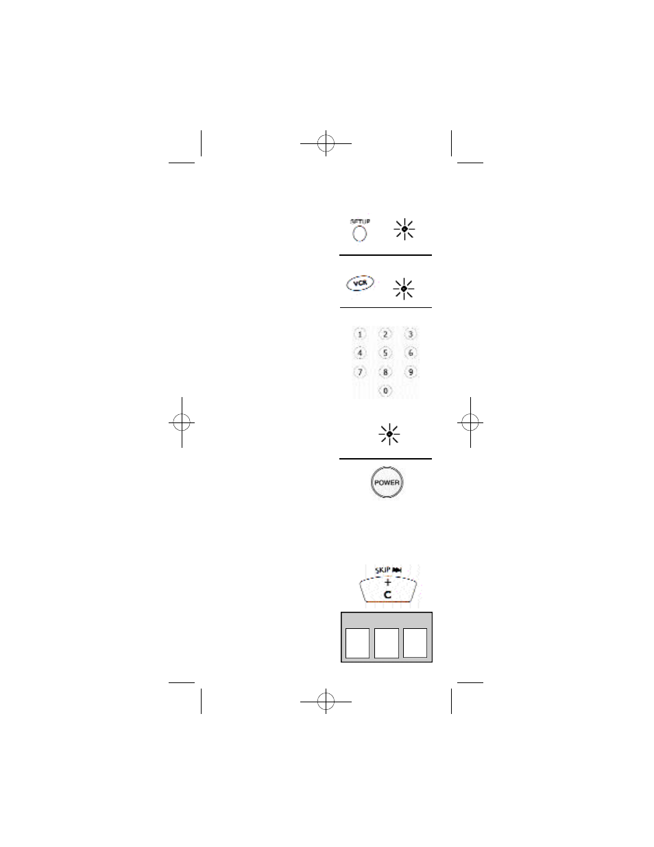 Programming for vcr | GE RM94901 User Manual | Page 6 / 28