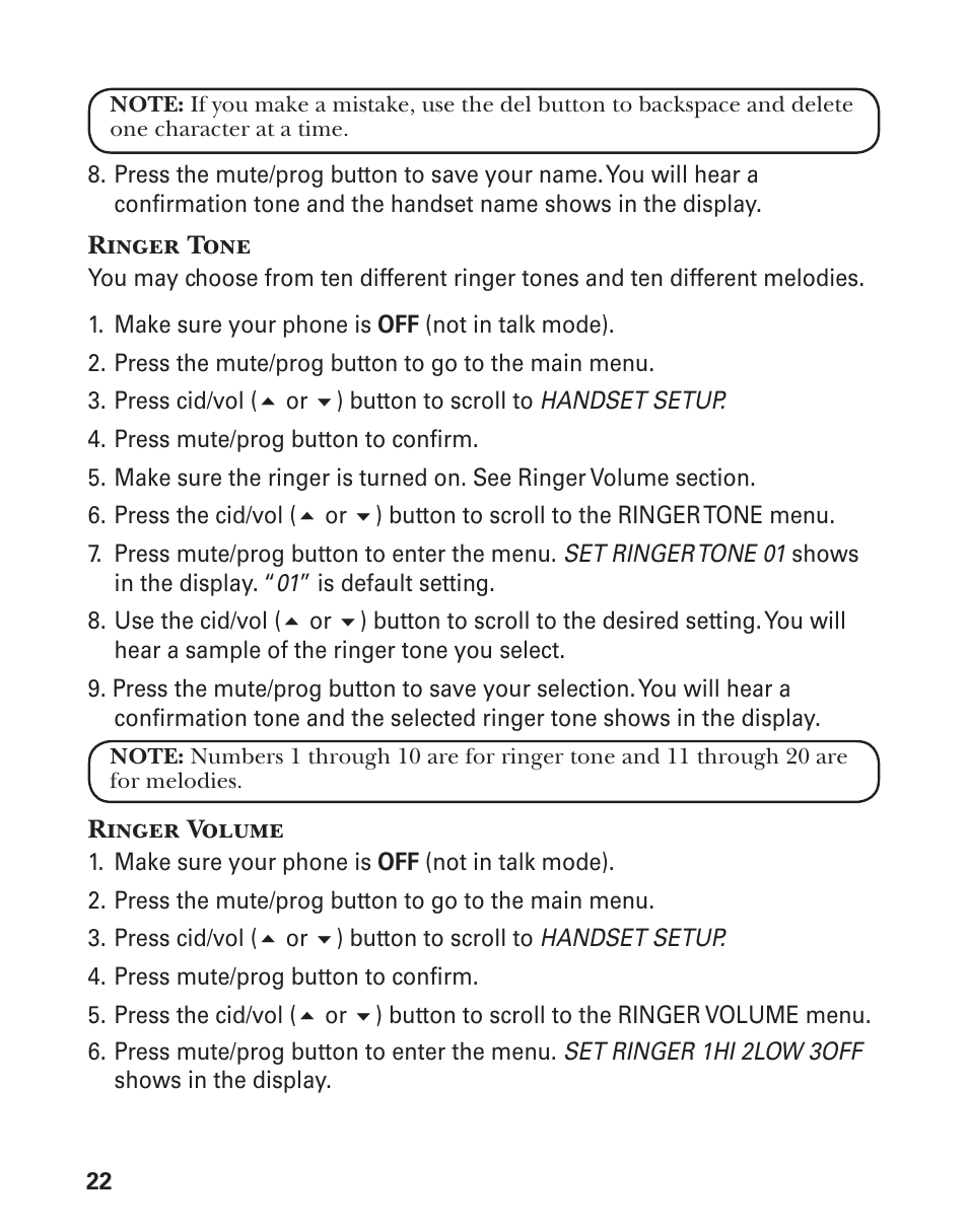 GE 21029 User Manual | Page 22 / 116