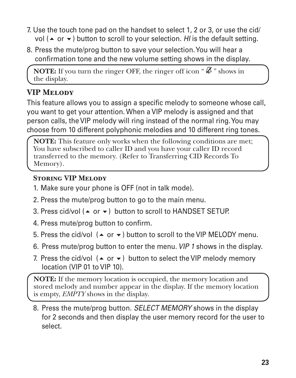 GE 21029 User Manual | Page 23 / 116