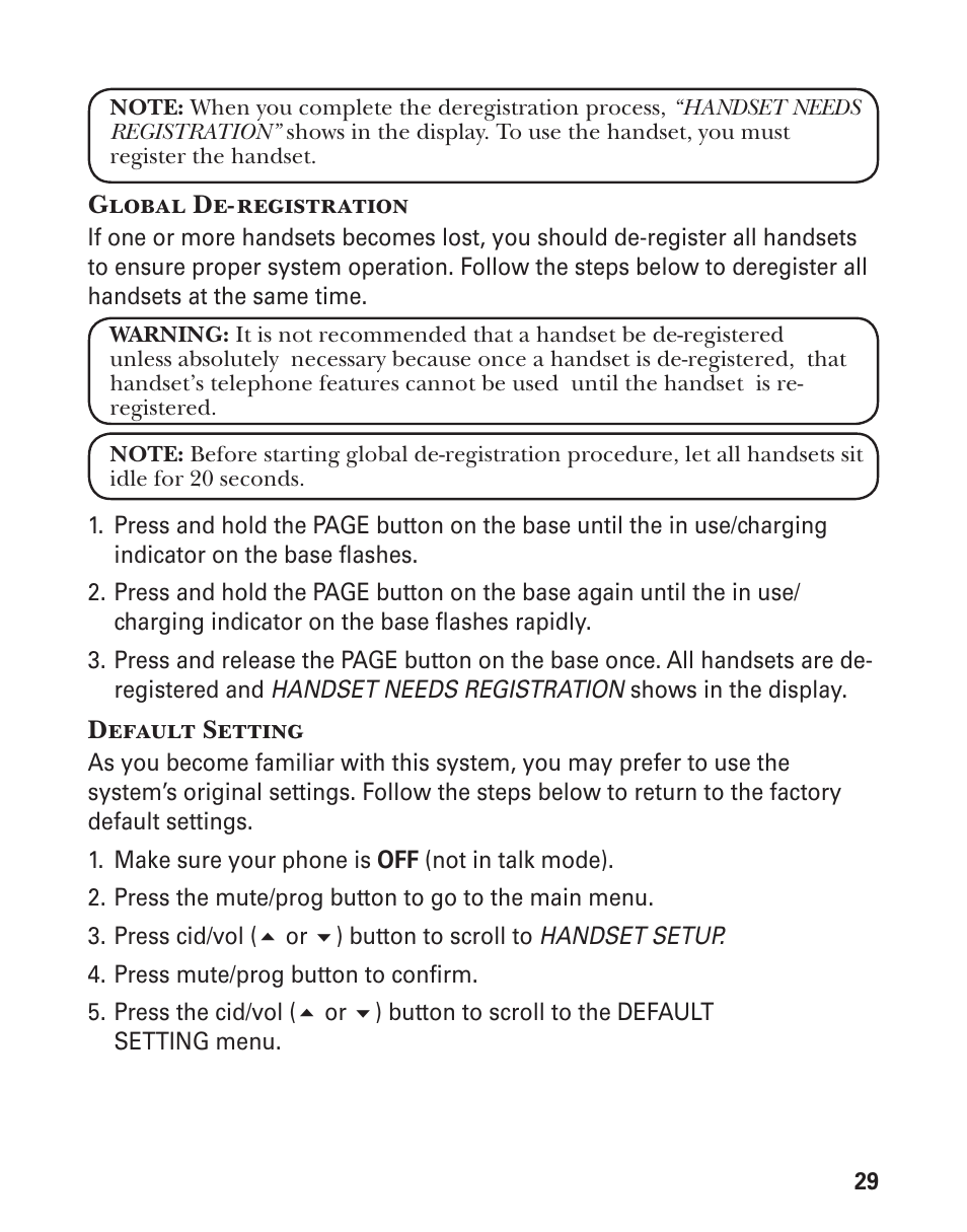 GE 21029 User Manual | Page 29 / 116