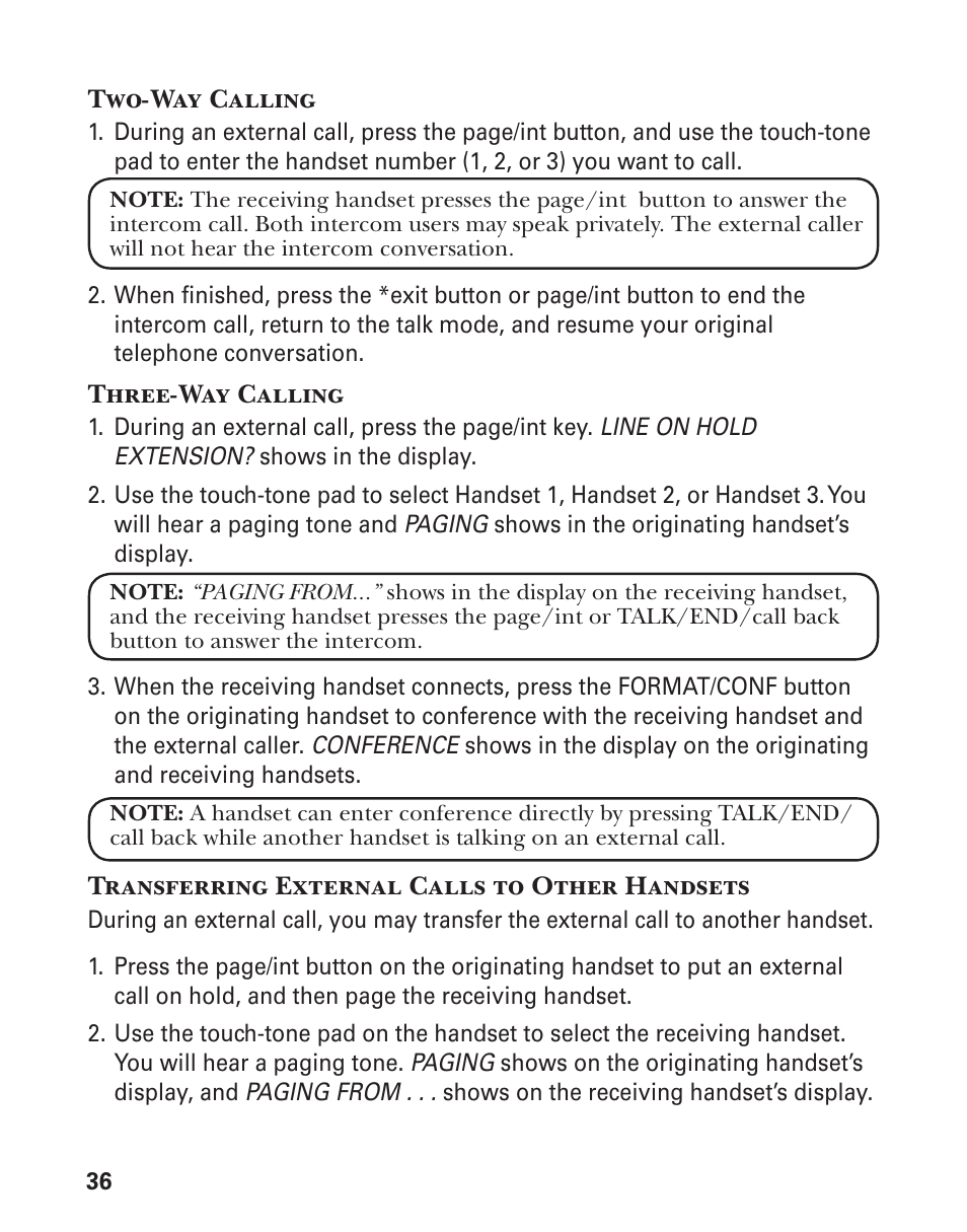 GE 21029 User Manual | Page 36 / 116