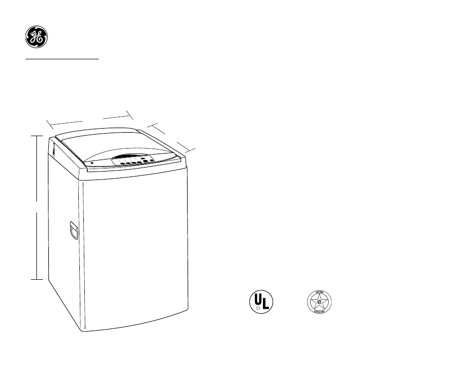 GE SPACEMAKER WSLS1100D User Manual | 3 pages