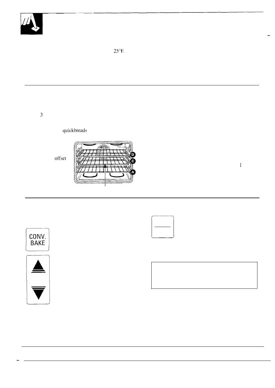 Baking –14, Multi-shelf baking, Convection baking | GE JKP17 User Manual | Page 12 / 40