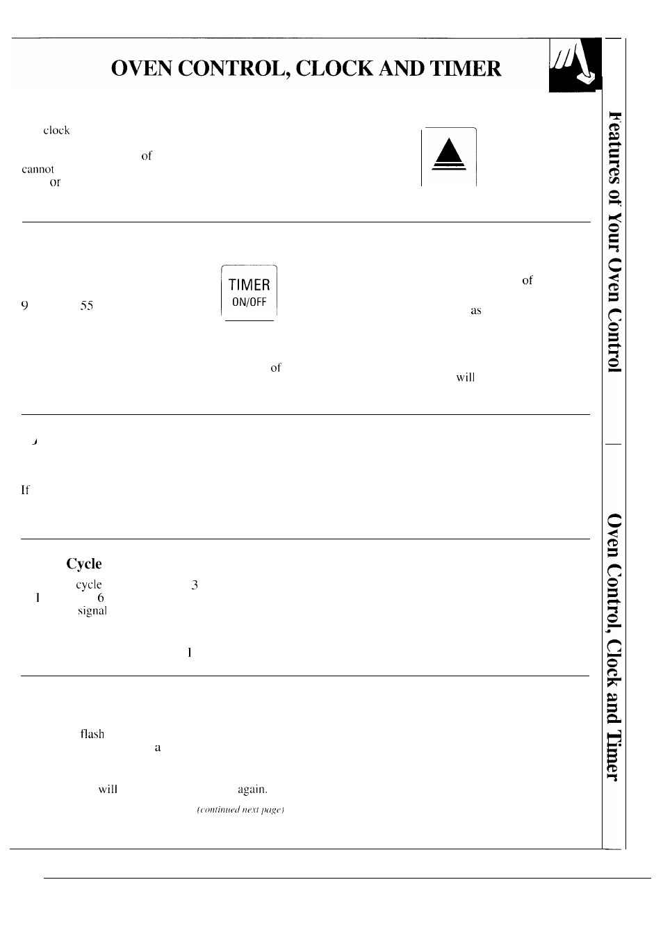 Clock and timer | GE JKP17 User Manual | Page 7 / 40