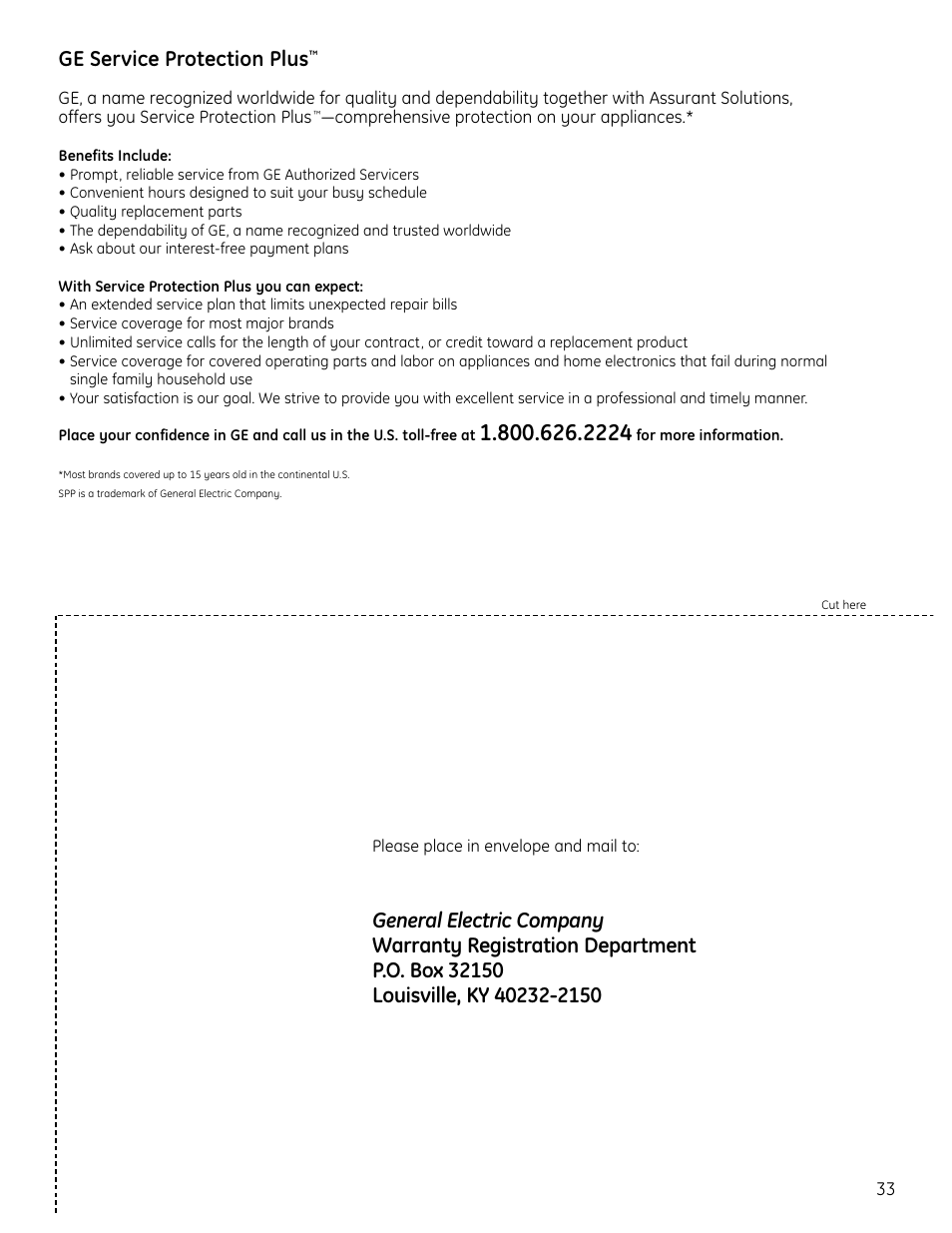 Product registration, Product registration , 34 | GE DVM1665 User Manual | Page 33 / 72