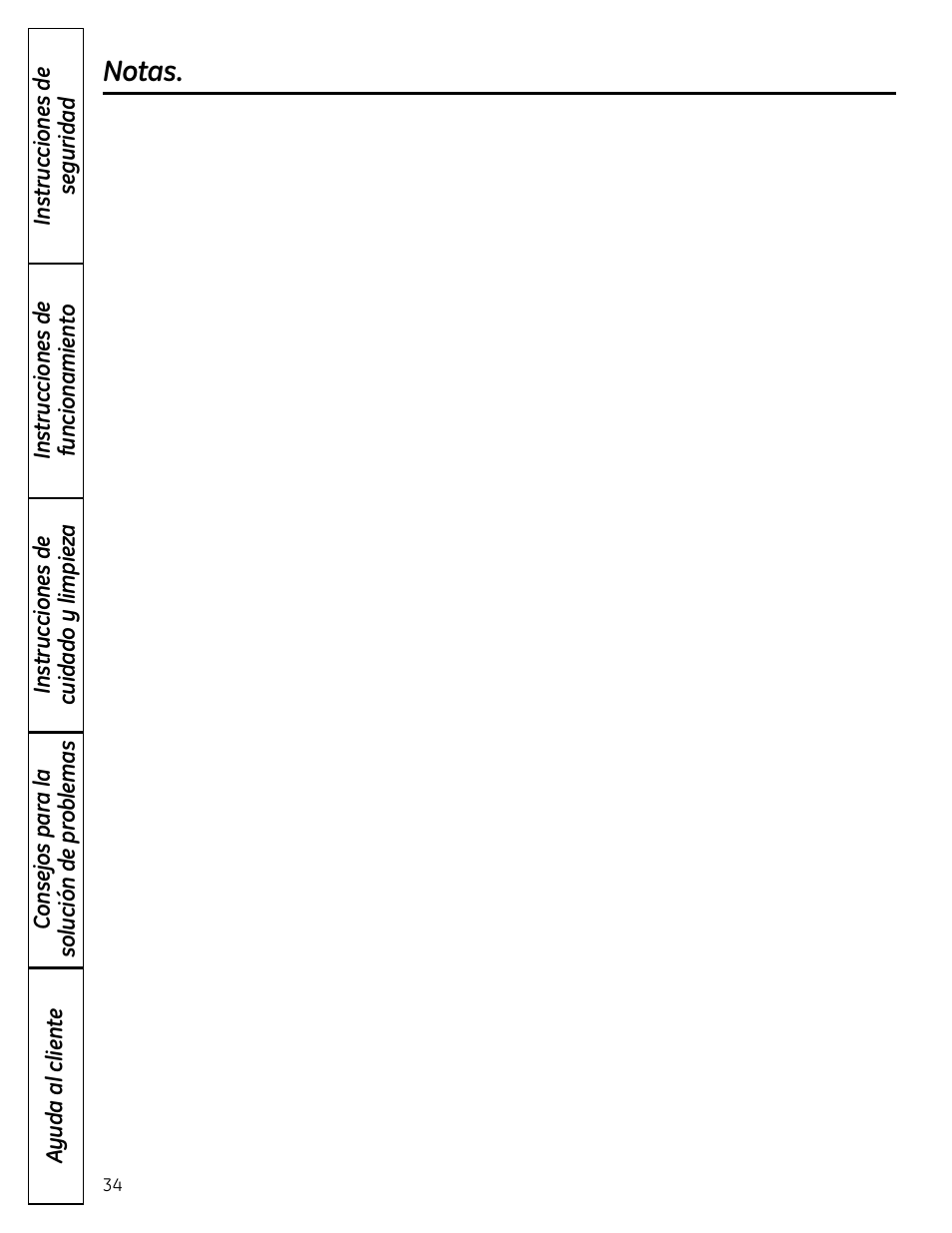 Notas | GE DVM1665 User Manual | Page 70 / 72