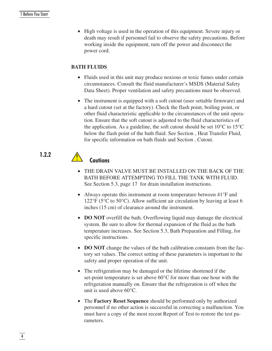 2 cautions 4, 2 cautions | GE CTR 80 User Manual | Page 12 / 61