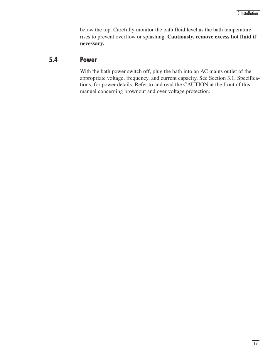 4 power 19, 4 power | GE CTR 80 User Manual | Page 24 / 61