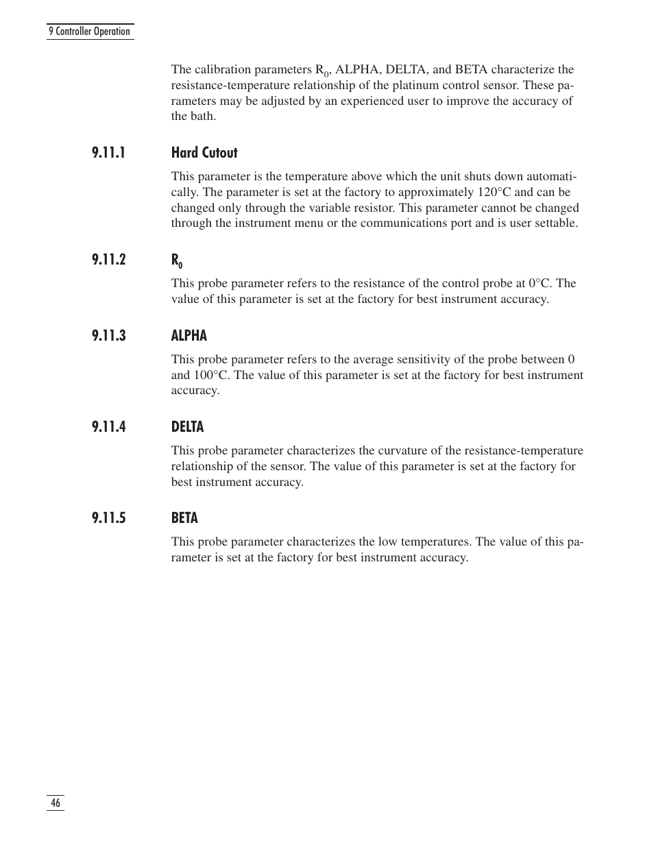 1 hard cutout 46, 2 r0 46, 3 alpha 46 | 4 delta 46, 5 beta 46, 1 hard cutout 9.11.2 r, 3 alpha 9.11.4 delta 9.11.5 beta | GE CTR 80 User Manual | Page 49 / 61