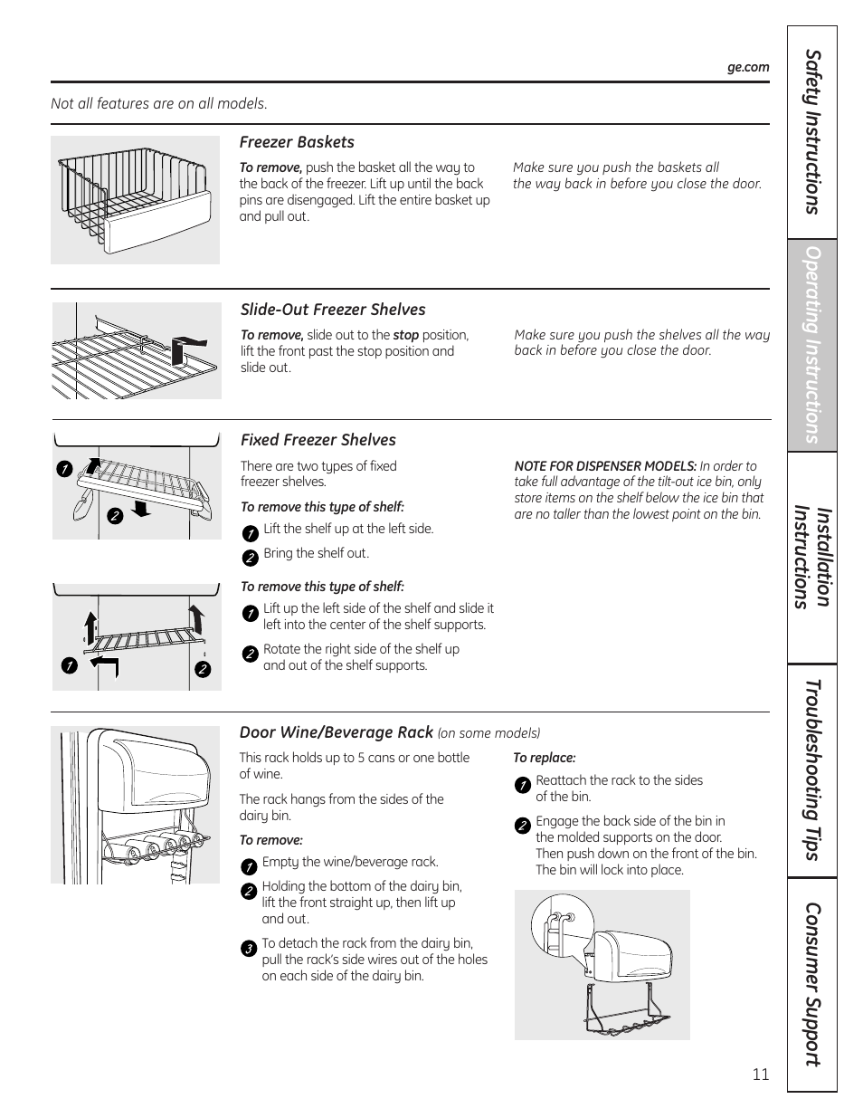 GE 23 User Manual | Page 11 / 132