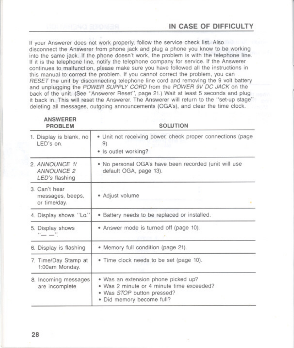 GE 2-9876 User Manual | Page 28 / 34