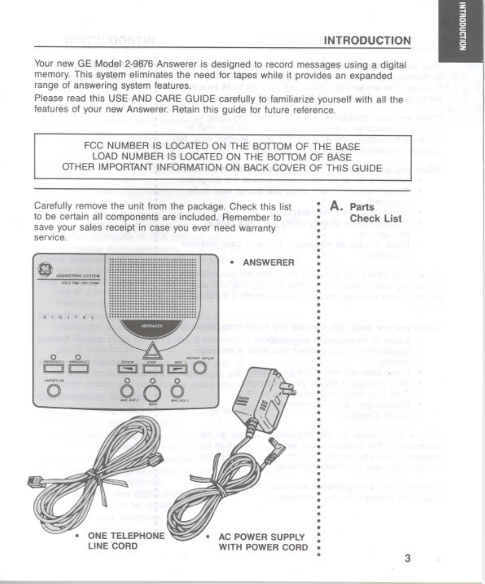 Т т т | GE 2-9876 User Manual | Page 3 / 34