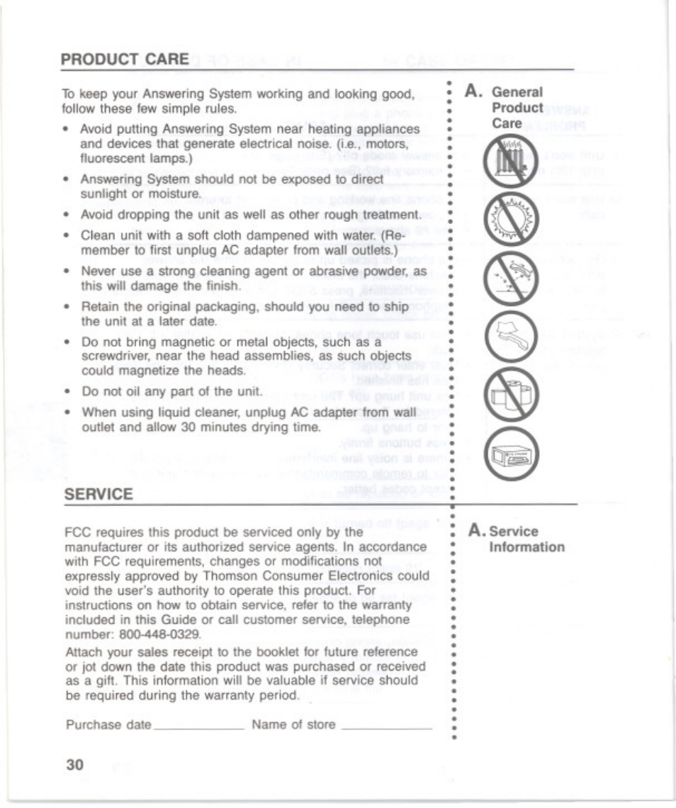 GE 2-9876 User Manual | Page 30 / 34