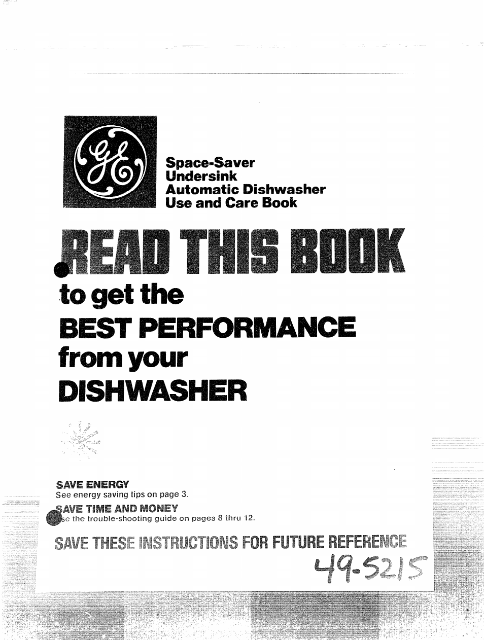 GE 49-5215 User Manual | 14 pages