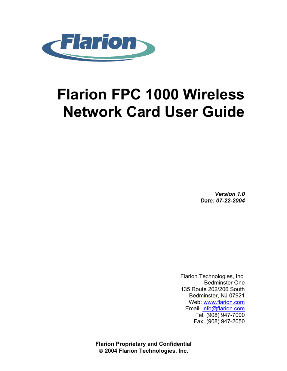 GE FPC 1000 User Manual | 39 pages