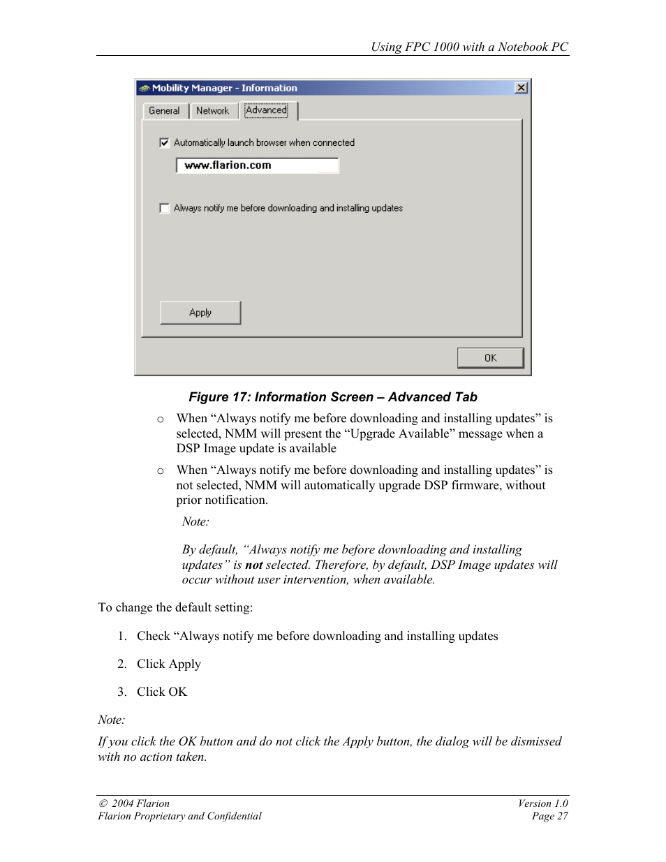 GE FPC 1000 User Manual | Page 27 / 39